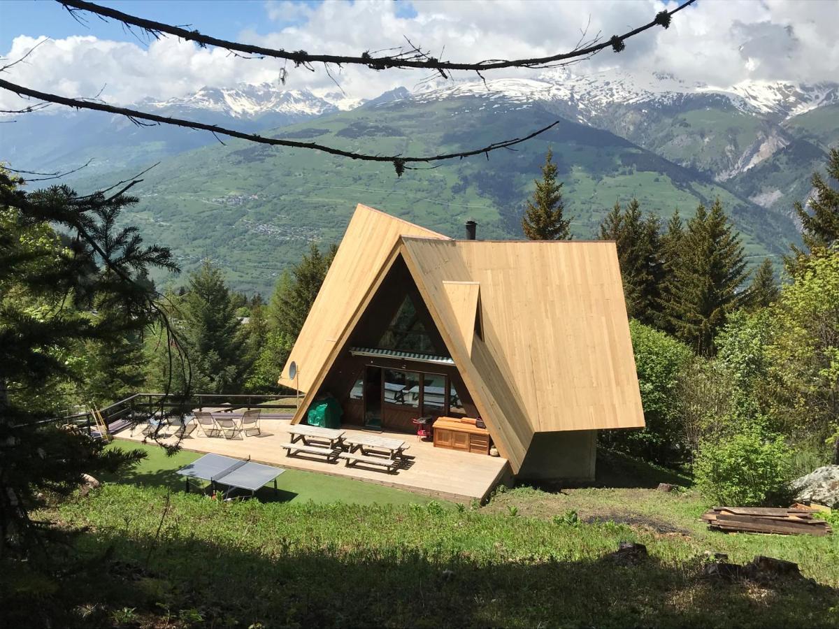 부르생모리스 Le Chalet Pointu De Capucine Chambre D Hote Arcs 1600 B&B 외부 사진
